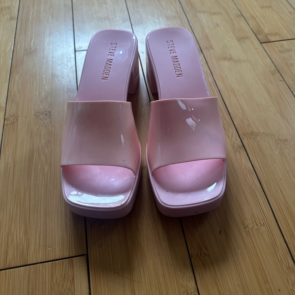 Steve Madden Pink Women's Slide Sandals